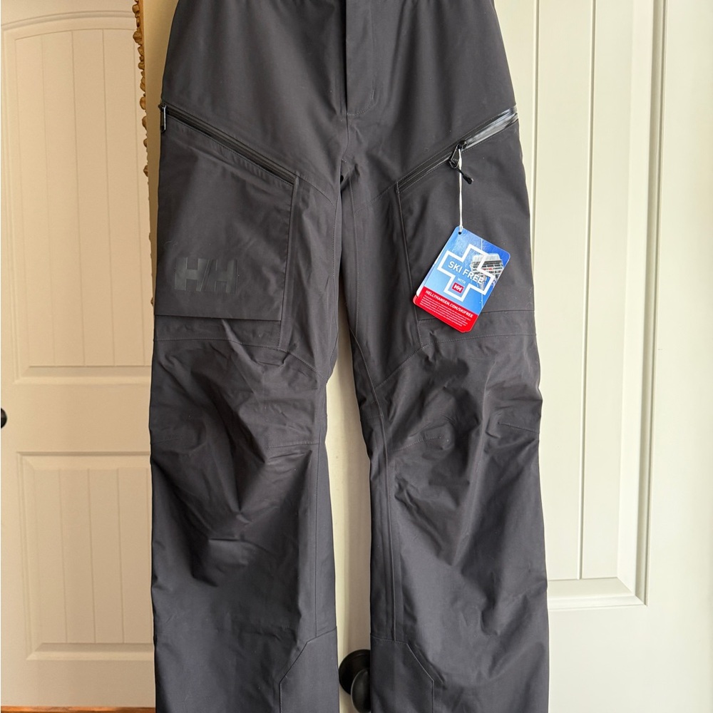 Helly Hansen Black Shell Ski Pants